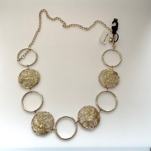 GOLD CIRCLE METAL BELT - Picture 4 of 6